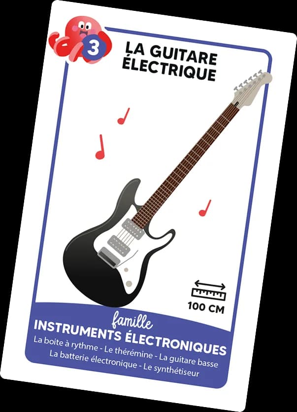 Carte du jeu des 7 familles Solfy