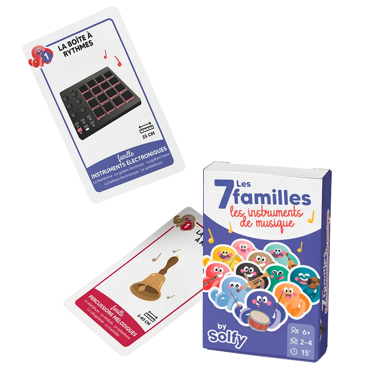Boîte du jeu des 7 familles Solfy